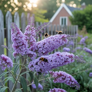 vlinderstruik in tuin